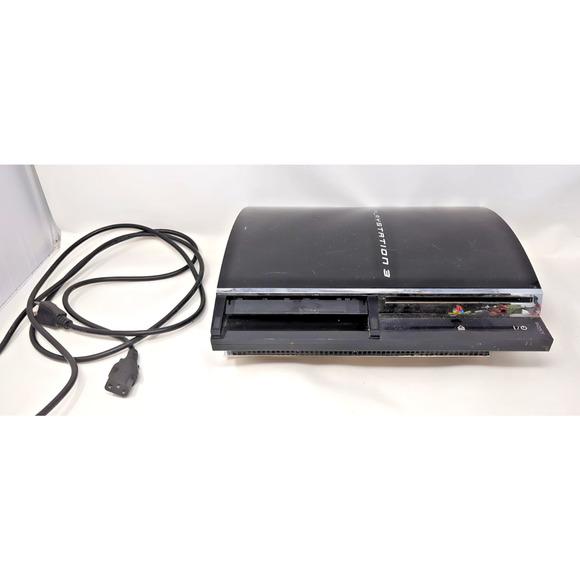 READ PlayStation 3 PS3 CECHE01 (Backwards Compatible 80gb) For Parts Powers On